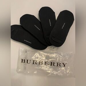 Burberry Black Invisible Socks (set of 5)